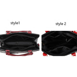 PU Leather Casual Crossbody Tote Bag for Women