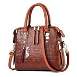 sachibelle Crocodile Pattern Handbag
