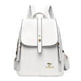 Luxury Vintage PU Leather Backpack for Women