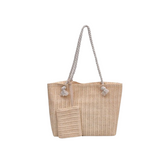 Designer Women’s Straw Tote Bag