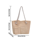 Designer Women’s Straw Tote Bag