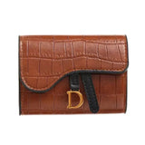 Luxury Compact PU Leather Card Holder Wallet