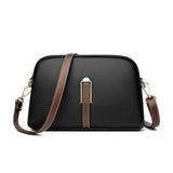 women genuine leather flap bag