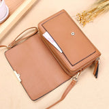 Compact PU Leather Short Wallet for Women