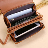 Compact PU Leather Short Wallet for Women