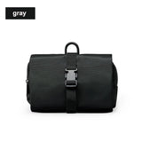 Solid Color Polyester Makeup Bag with Hasp Closure