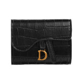 Luxury Compact PU Leather Card Holder Wallet