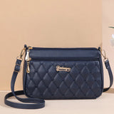 Elegant Embroidered PU Leather Handbag