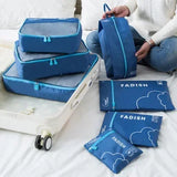 7/6-Piece Waterproof Travel Organizer Set