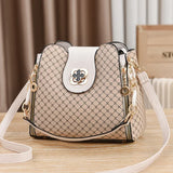 Women's Vintage PU Leather Bucket Bag