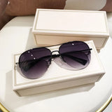 Classic Men’s Aviator Oval Sunglasses