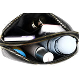 women genuine leather flap bag