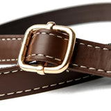 women genuine leather flap bag