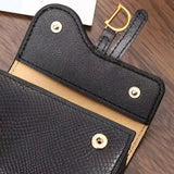 Luxury Compact PU Leather Card Holder Wallet