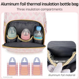 Baby Travel Bag with Crib, Diaper Changing Pad & USB Charging