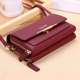 Compact PU Leather Short Wallet for Women