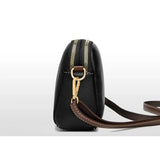 women genuine leather flap bag