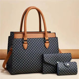 Soft PU Leather Patchwork Handbag