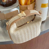 Casual Summer Straw Tote Bag