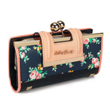 Women’s Long PU Leather Wallet with 10 Card Slots