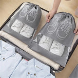 Waterproof Shoe Storage Bag – Non-Woven Travel Organizer (5/10pcs)