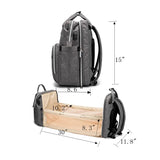 All-in-One Mommy Backpack with Crib, Sleeping Bag & Storage