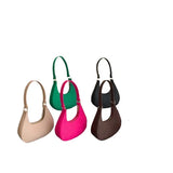 Solid Color Hobo Bag