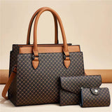 Soft PU Leather Patchwork Handbag