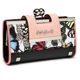 Women’s Long PU Leather Wallet with 10 Card Slots