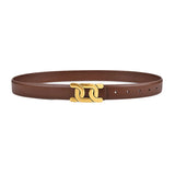 Women's Retro PU Belt with Alloy Buckle