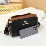 Designer Checkered Shoulder Bag