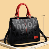 PU Leather Casual Crossbody Tote Bag for Women