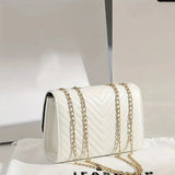 Luxury Quilted Chain Crossbody Bag