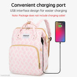 Baby Travel Bag with Crib, Diaper Changing Pad & USB Charging