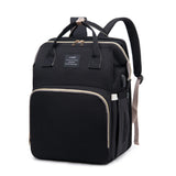 Large-Capacity Baby Nappy Bag with Crib Bed