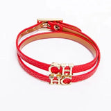 CH Classic Rubber & Metal Ladies Bracelet