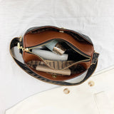 Designer Checkered Shoulder Bag