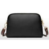 women genuine leather flap bag