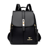 Luxury Vintage PU Leather Backpack for Women
