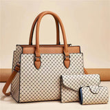 Soft PU Leather Patchwork Handbag