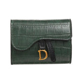 Luxury Compact PU Leather Card Holder Wallet