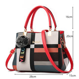 PU Leather Casual Crossbody Tote Bag for Women