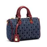 2025 Women's Cowboy Splicing Pillow Shoulder Bag