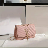Luxury Quilted Chain Crossbody Bag