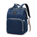 Large-Capacity Baby Nappy Bag with Crib Bed