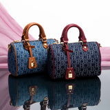 2025 Women's Cowboy Splicing Pillow Shoulder Bag