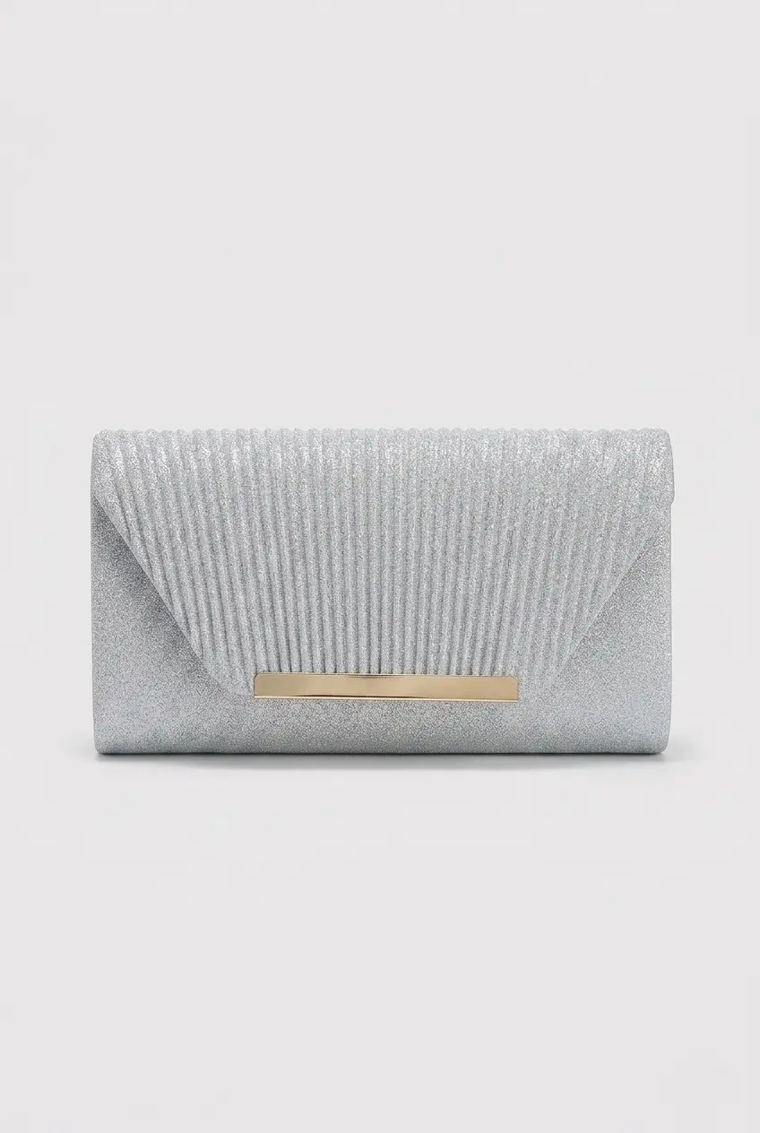 Elegant Clutch Bag for Women with Chain Strap and Sequin Details